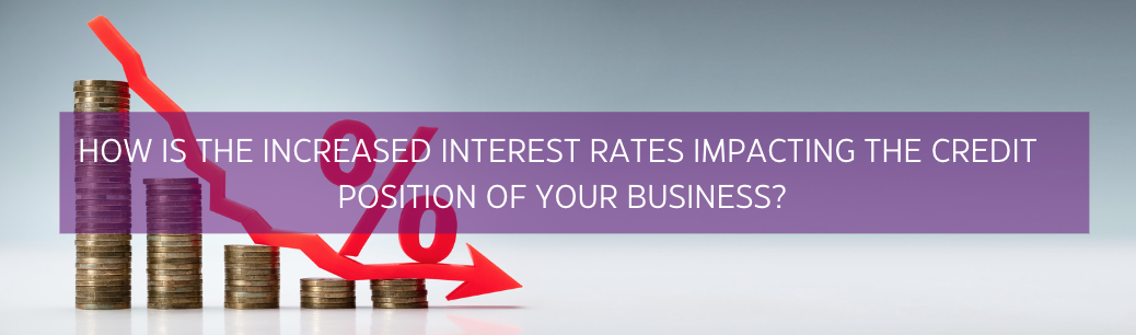 How have the recent interest rates impacted small businesses cash flow and insolvency levels?